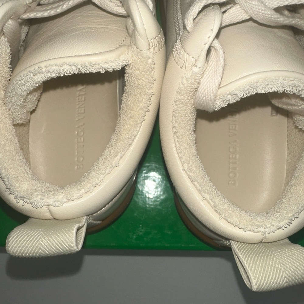 Bottega Veneta Quilt Sneaker Lagoon Nappa NWB 37 1/2 - Picture 7 of 7